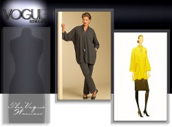 8525 EZ VOGUE LONG PULLOVER TUNIC, SKIRT, PANTS PATTERN 8-24